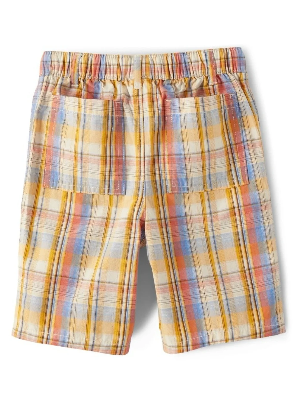 Gymboree Boys ‘Country Trail’ Blue and Yellow Plaid Short Set Size 7